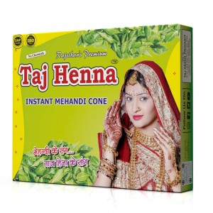Taj Mehandi Cone all seasonal Bridal special Henna Cone 25g Each 