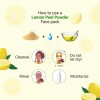 How to use Lemon peel powder on Skin