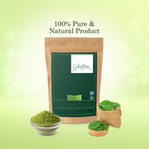 Gulmohar Organic BAQ Mehandi Powder (Triple Shifted) Sojat Rajsathani Henna Powder 