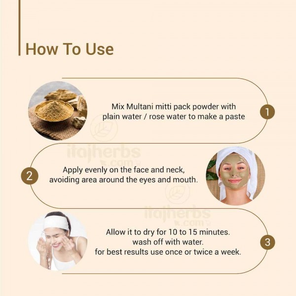 How to use Multani Mitti Powder for Face