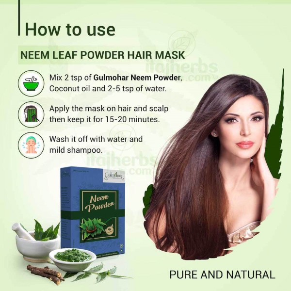 How to use Neem powder on hair
