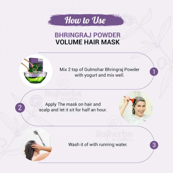 How to use Bhringraj Powder