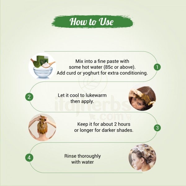 How to Use Gulmohar Herbal Henna for Hair 