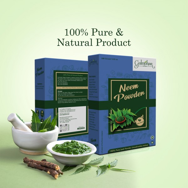100% Pure organic Neem Leaf powder