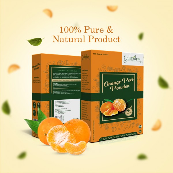 100% Pure Orange Peel Powder