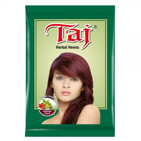 Buy Taj Natural Heena Hair Color | Brown Hair Color – 15g ( Pack -10)